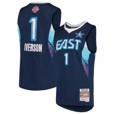 Allen Iverson Eastern Conference Throwback Hardwood Classics 2009 NBA All-Star Game Swingman Jersey - Navy
