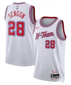 Alperen Sengun Houston Rockets Nike 2025/26 Hardwood Classics Swingman Jersey