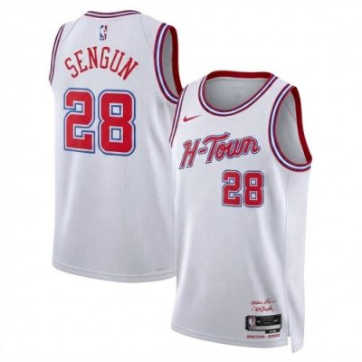 Alperen Sengun Houston Rockets Nike 2025/26 Hardwood Classics Swingman Jersey