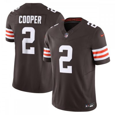 Amari Cooper #2 Cleveland Browns Nike Vapor F.U.S.E. Limited Jersey - Brown