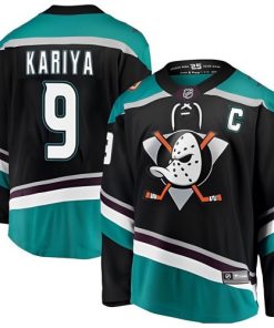 Anaheim Ducks Paul Kariya Green Alternate Premium Jersey