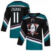 Anaheim Ducks Trevor Zegras Green Alternate Premium Jersey
