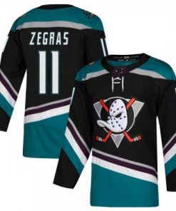 Anaheim Ducks Trevor Zegras Green Alternate Premium Jersey