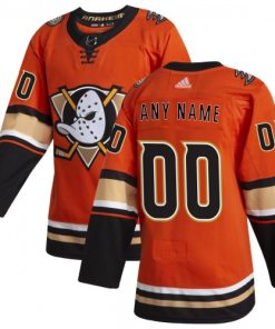 Anaheim Ducks adidas Alternate Authentic Custom Jersey - Orange