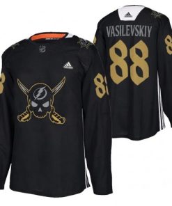 Andrei Vasilevskiy Tampa Bay Lightning 2024 Gasparilla Hockey Jersey - Black