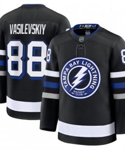 Andrei Vasilevskiy Tampa Bay Lightning Black Alternate Premium Jersey
