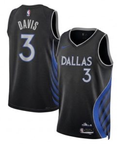 Anthony Davis Dallas Mavericks Nike Unisex 2025/26 Black Swingman Jersey - Hardwood Classics
