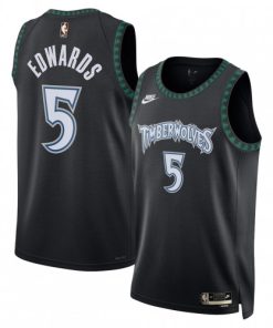 Anthony Edwards Minnesota Timberwolves Nike Unisex Black Swingman Jersey - Classic Edition