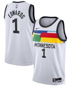 Anthony Edwards Minnesota Timberwolves Nike Unisex Swingman Jersey - Hardwood Classics - White