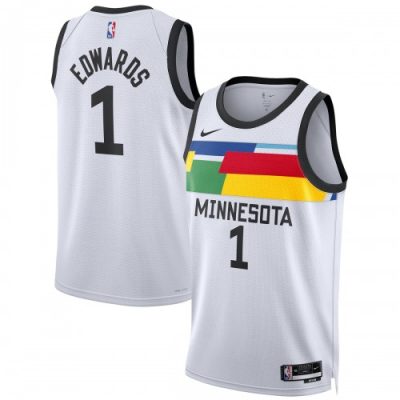 Anthony Edwards Minnesota Timberwolves Nike Unisex Swingman Jersey - Hardwood Classics - White