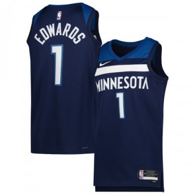 Anthony Edwards Minnesota Timberwolves Nike Unisex Swingman Jersey - Navy