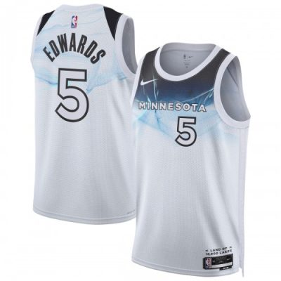 Anthony Edwards Minnesota Timberwolves Nike Unisex Swingman Player Jersey - Hardwood Classics - White