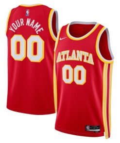 Atlanta Hawks Nike Unisex Swingman Custom Jersey Red