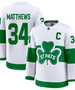 Auston Matthews Toronto Maple Leafs St. Patricks Alternate Premium Jersey