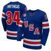 Auston Matthews USA Hockey Olympic Nike 2026 Royal Home Replica Jersey