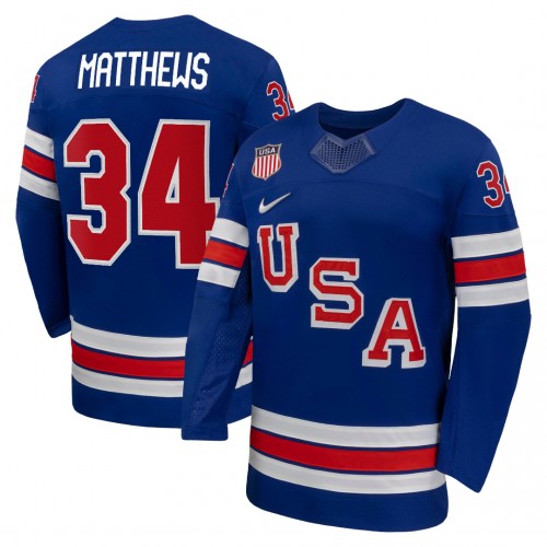 Auston20Matthews20USA20Hockey20Olympic20Nike20202620Royal20Home20Replica20Jersey.jpg