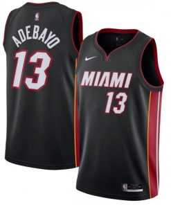 Bam Adebayo Miami Heat Nike Swingman Jersey Black