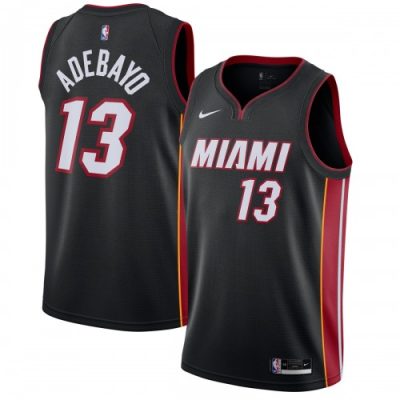 Bam Adebayo Miami Heat Nike Swingman Jersey Black
