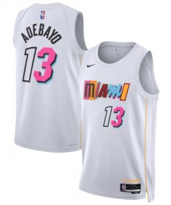 Bam Adebayo Miami Heat Nike Unisex Swingman Jersey - Hardwood Classics - White