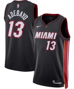 Bam Adebayo Miami Heat Nike Unisex Swingman Jersey  - Black