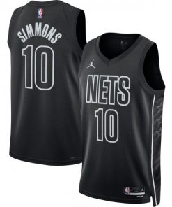 Ben Simmons Brooklyn Nets Jordan Brand Statement Edition Swingman Jersey - Black
