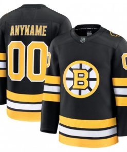 Boston Bruins Home Premium Custom Jersey - Black