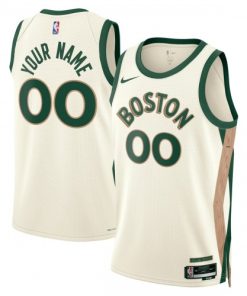 Boston Celtics Nike Unisex Custom Swingman Jersey - White - Hardwood Classics