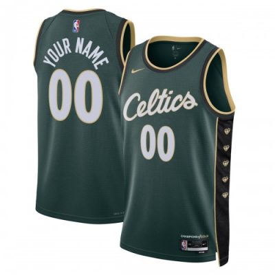 Boston Celtics Nike Unisex Swingman Custom Jersey - Hardwood Classics - Kelly Green