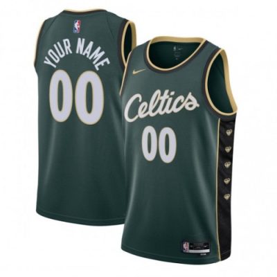 Boston Celtics Nike Youth Swingman Custom Jersey - Hardwood Classics - Kelly Green