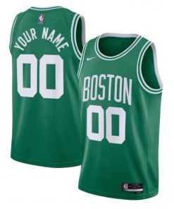 Boston Celtics Nike Youth Swingman Custom Jersey Kelly Green