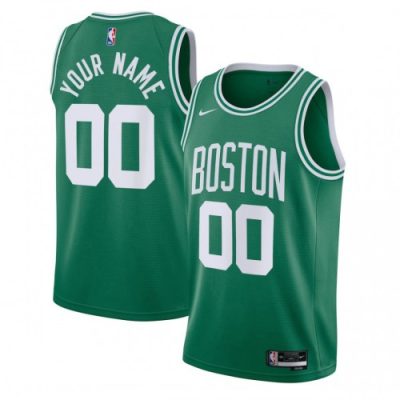 Boston Celtics Nike Youth Swingman Custom Jersey Kelly Green