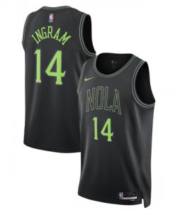 Brandon Ingram New Orleans Pelicans Nike Unisex Swingman Jersey - Black - Hardwood Classics