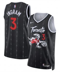 Brandon Ingram Toronto Raptors Nike Unisex 2025/26 Black Swingman Jersey - Hardwood Classics