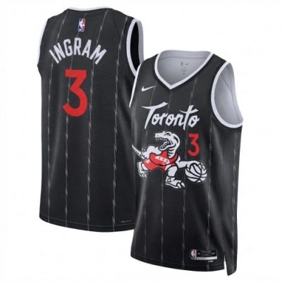 Brandon Ingram Toronto Raptors Nike Unisex 2025/26 Black Swingman Jersey - Hardwood Classics