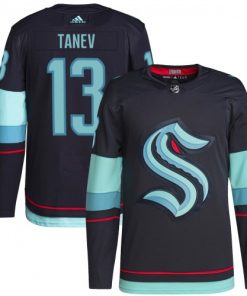 Brandon Tanev Seattle Kraken adidas Home Authentic Primegreen Player Jersey - Navy