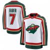 Brock Faber Minnesota Wild White 25th Anniversary Premium Jersey