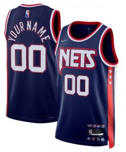 Brooklyn Nets Nike Swingman Custom Jersey - Hardwood Classics - Navy