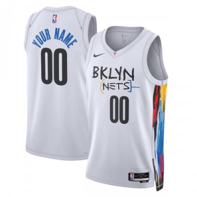 Brooklyn Nets Nike Unisex Swingman Custom Jersey - Hardwood Classics - White