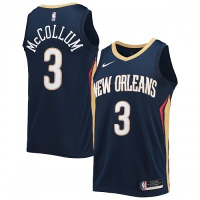 C.J. McCollum New Orleans Pelicans Nike Swingman Jersey - Navy