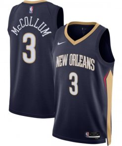 C.J. McCollum New Orleans Pelicans Nike Unisex Swingman Jersey  - Navy
