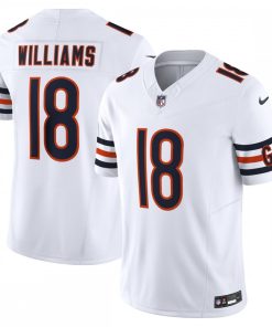 Caleb Williams #18 Chicago Bears Nike Vapor F.U.S.E. Limited Jersey - White