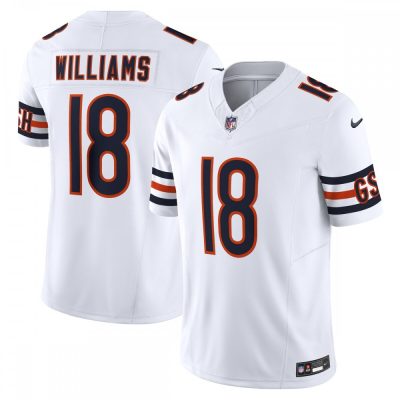 Caleb Williams #18 Chicago Bears Nike Vapor F.U.S.E. Limited Jersey - White
