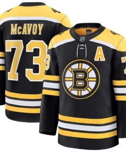Charlie McAvoy Boston Bruins Black Home Premium Jersey