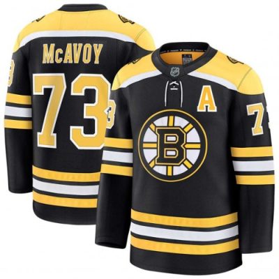 Charlie McAvoy Boston Bruins Black Home Premium Jersey