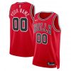 Chicago Bulls Nike Unisex Swingman Custom Jersey Red