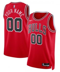 Chicago Bulls Nike Unisex Swingman Custom Jersey Red