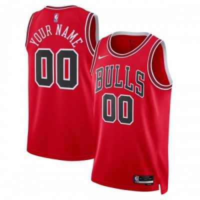 Chicago Bulls Nike Unisex Swingman Custom Jersey Red