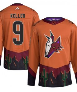 Clayton Keller Arizona Coyotes adidas Reverse Retro 2.0 Authentic Player Jersey - Burnt Orange