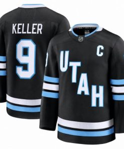 Clayton Keller Men's Utah Mammoth Black Home Premium Jersey