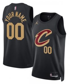 Cleveland Cavaliers Jordan Brand Unisex Swingman Custom Jersey - Statement Edition - Black